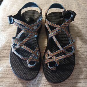 Chaco Colorful Strappy Sandals Womens Sz 10